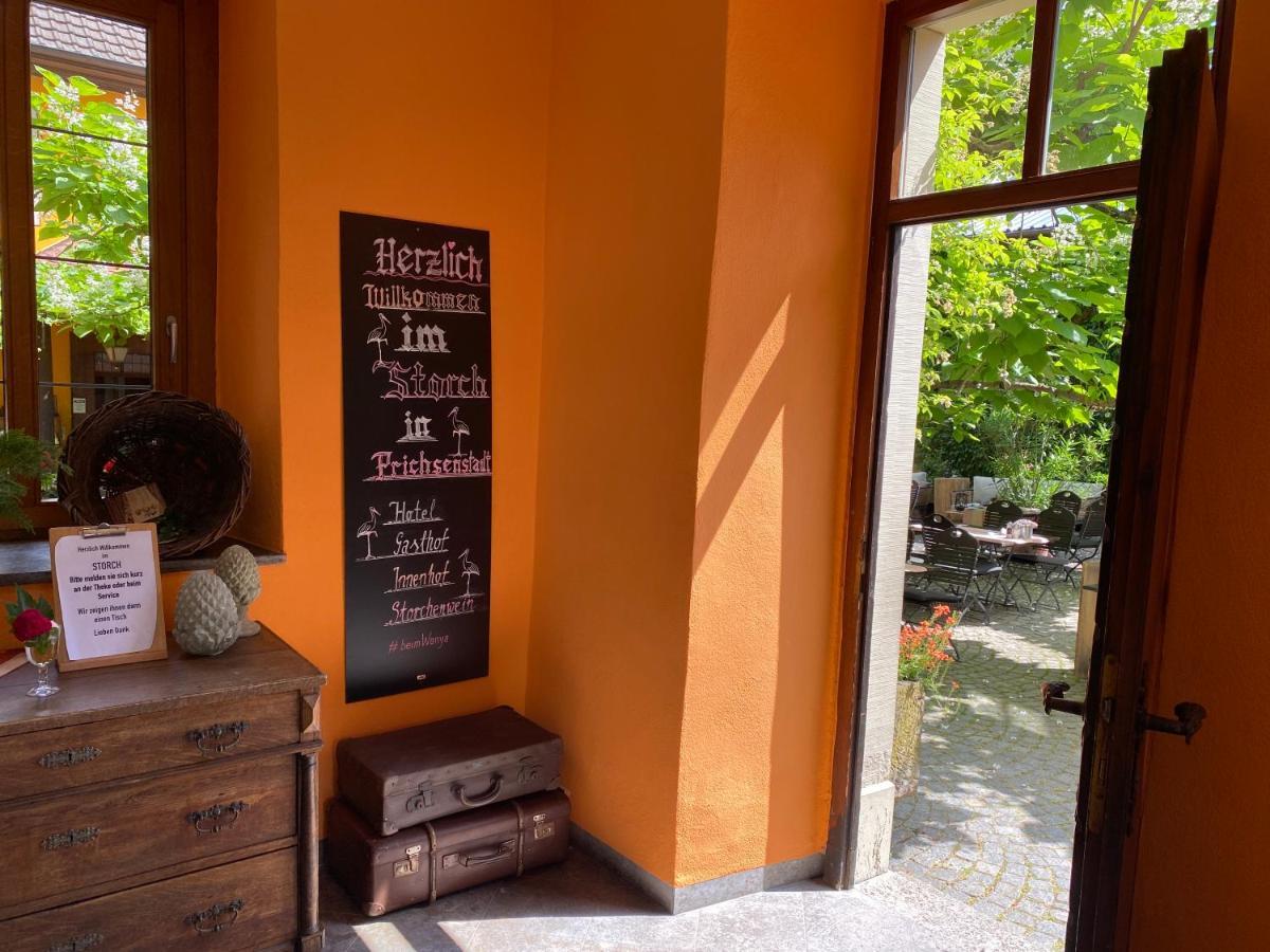 Gasthof Zum Storch Prichsenstadt Exteriér fotografie