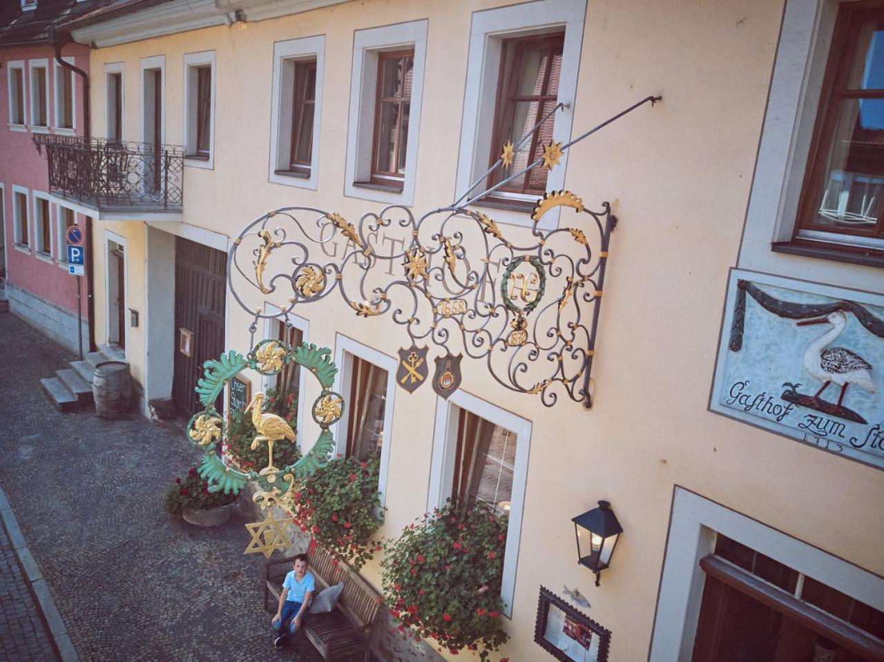 Gasthof Zum Storch Prichsenstadt Exteriér fotografie